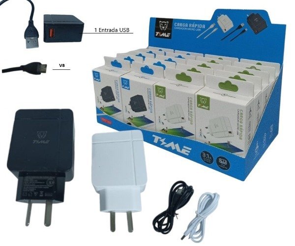 Cargador V8 time 3.1 desmontable 327