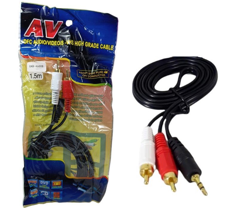 Cable  2 a 1 en bolsa