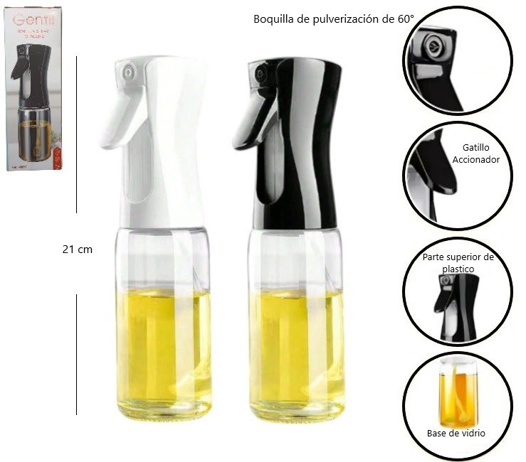 Botella spray de aceite