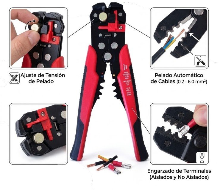 Pinza crimpeadora 