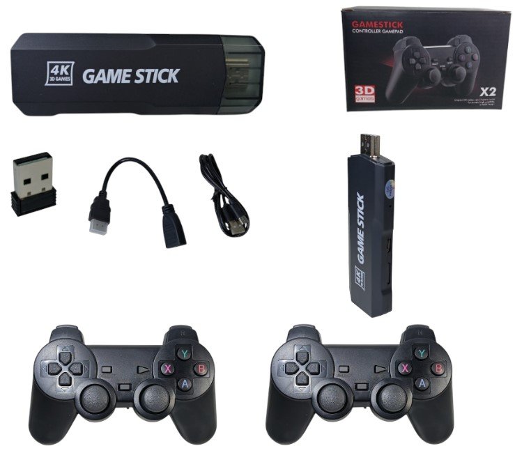 Consola Plus incluye 2 joystick inálam. 64gb