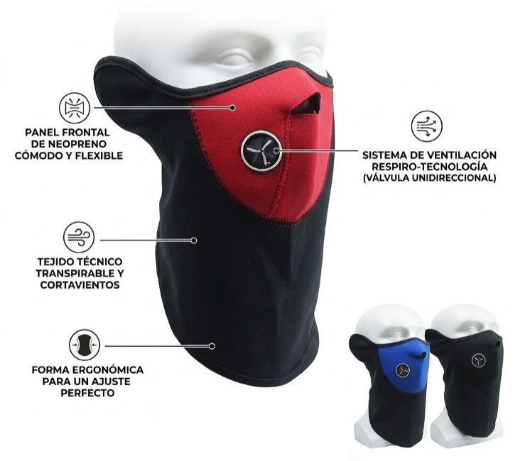 Mascara de neoprene térmica subzero win