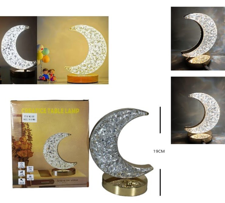 Lampara media luna estrella 