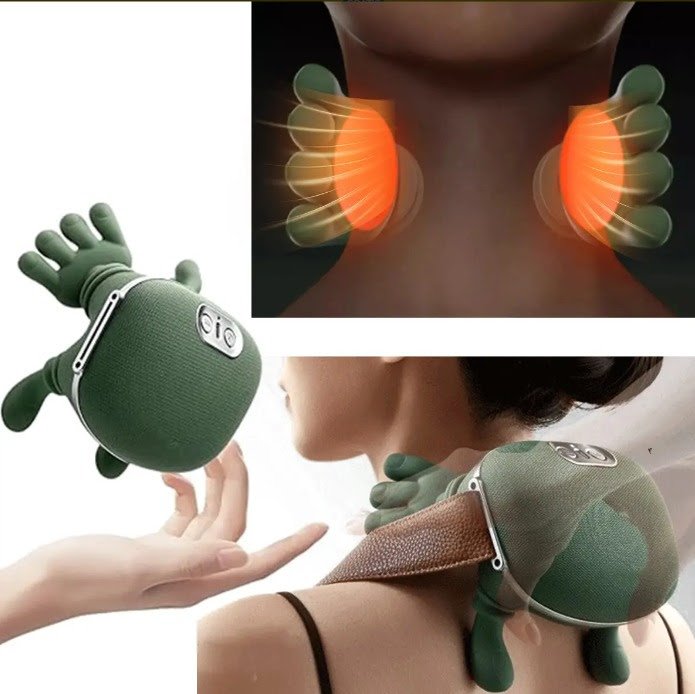 Masajeador cervical forma de mano