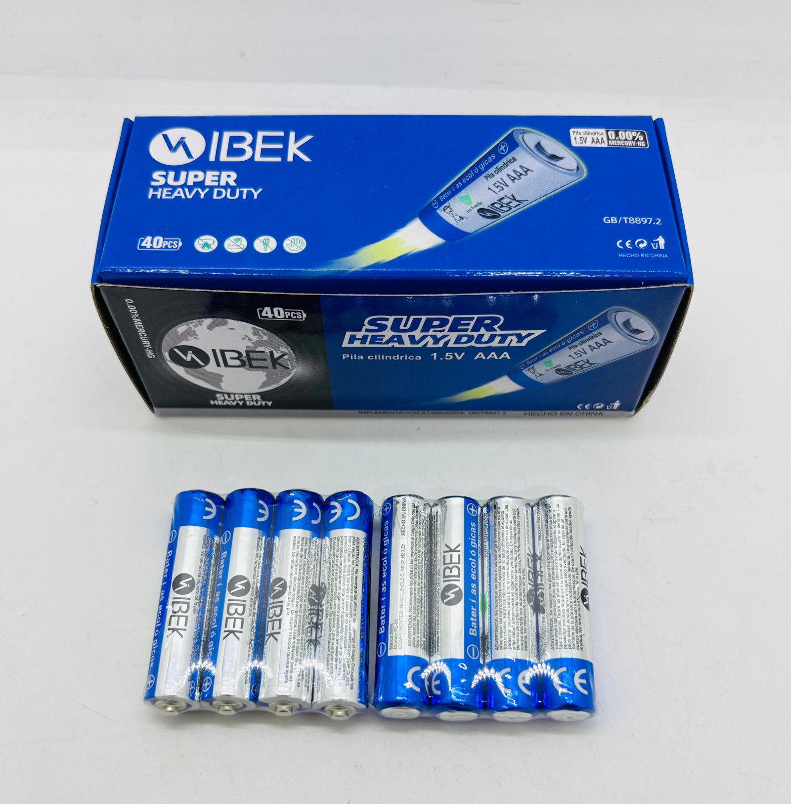 Pila AA x 40 unidades Ibek