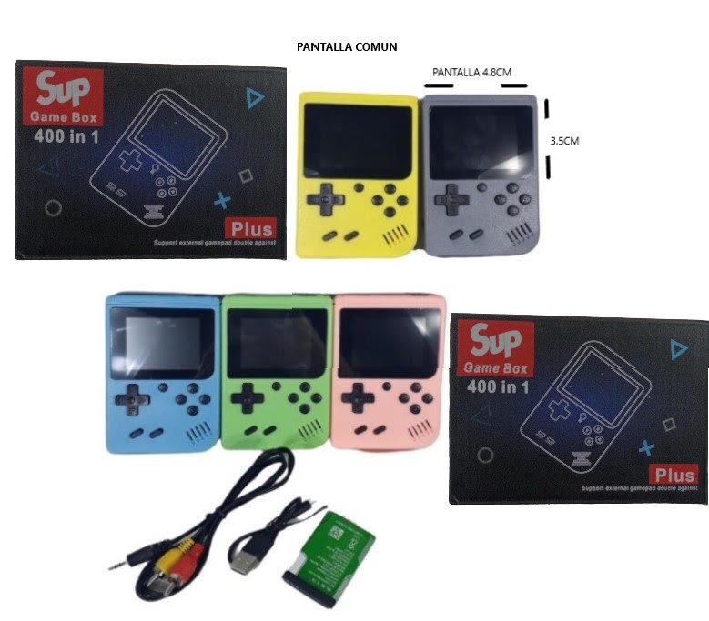 Consola game box incluye 400 juegos