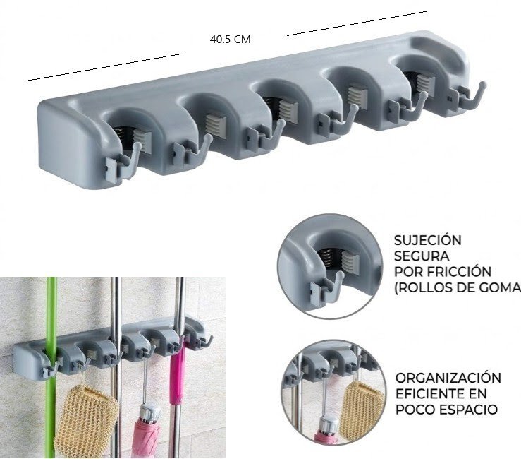 Escobero x 5 porta escoba