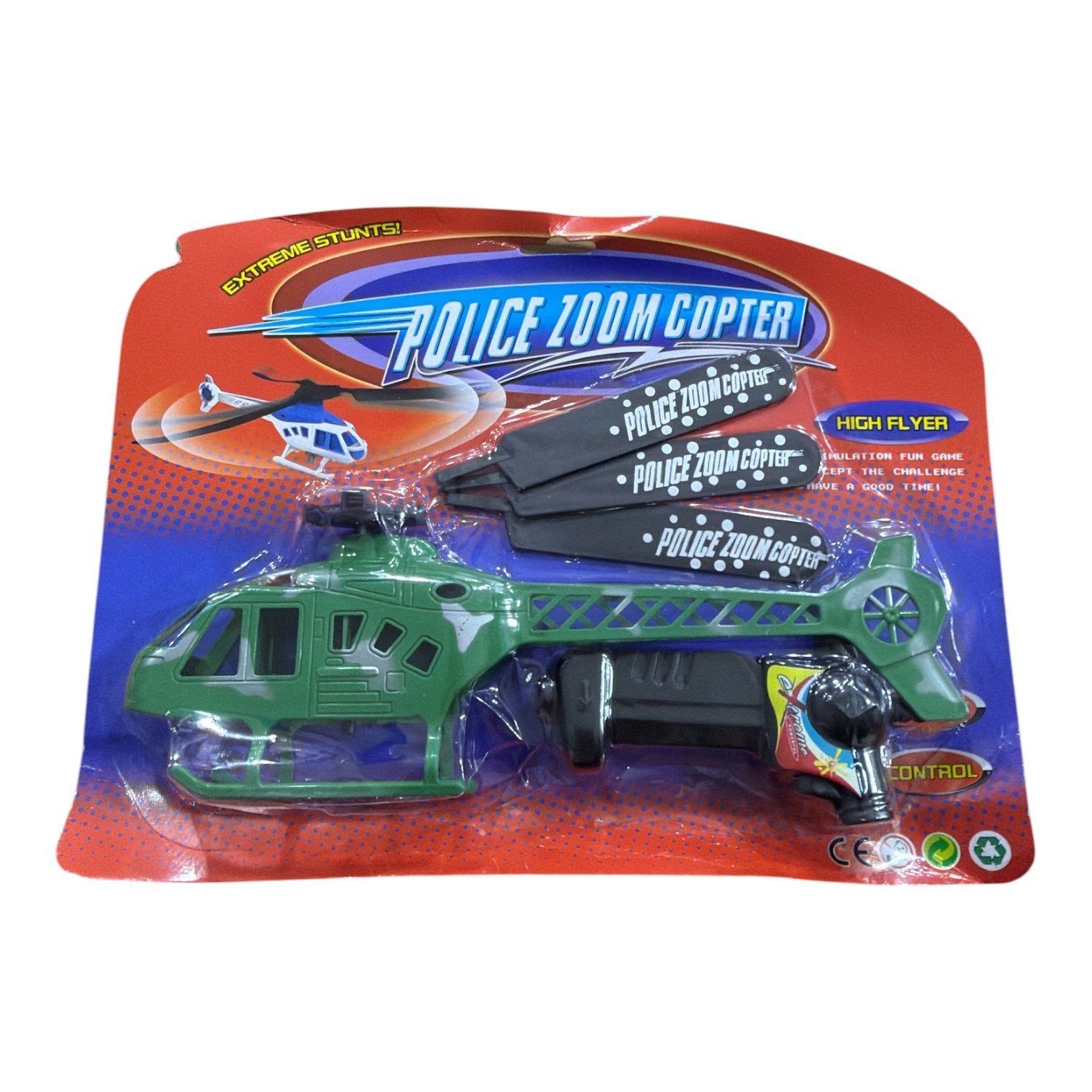 Helicoptero con lanzador 