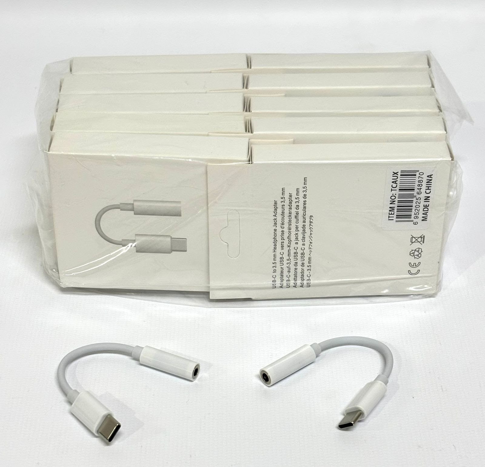 Adaptador tipo C a auxiliar