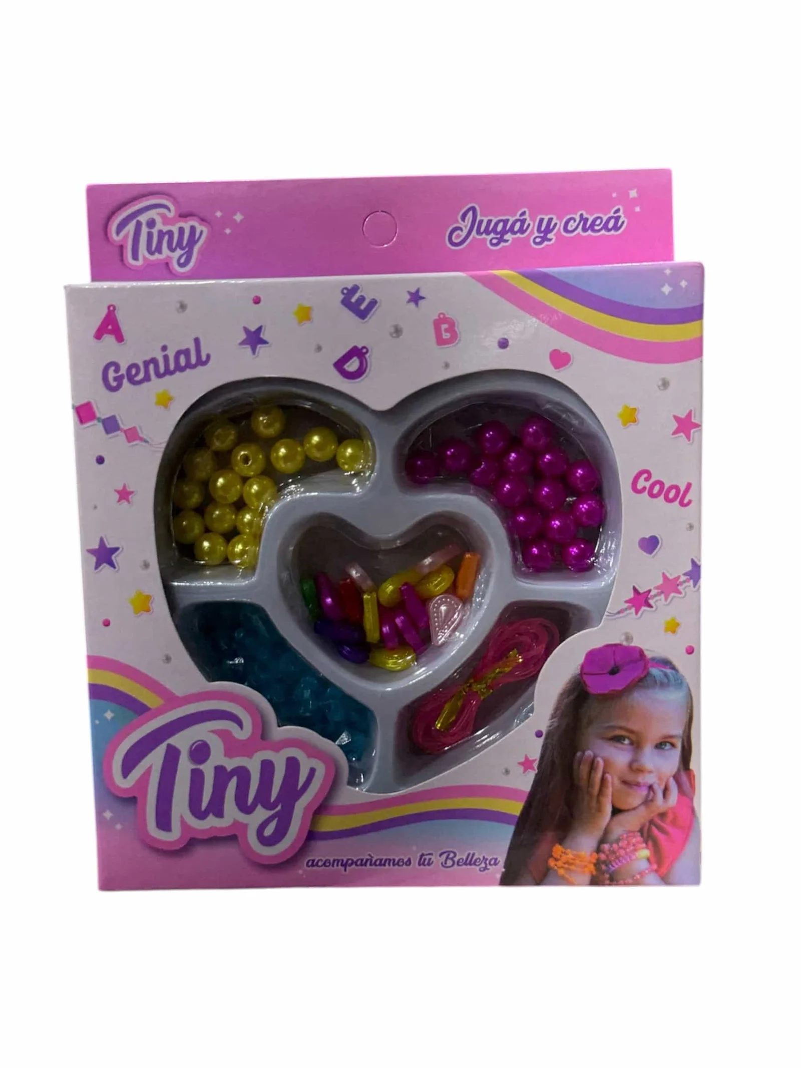 Set de armar pulsera tiny corazon 