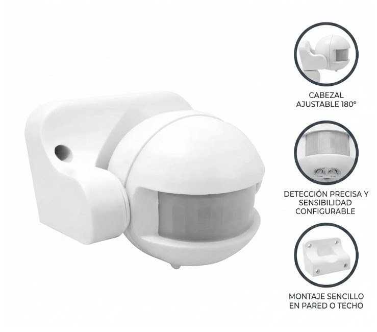 Sensor de movimiento infrarojo