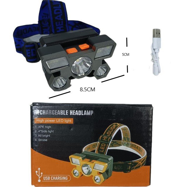 Linterna minero recargable T21