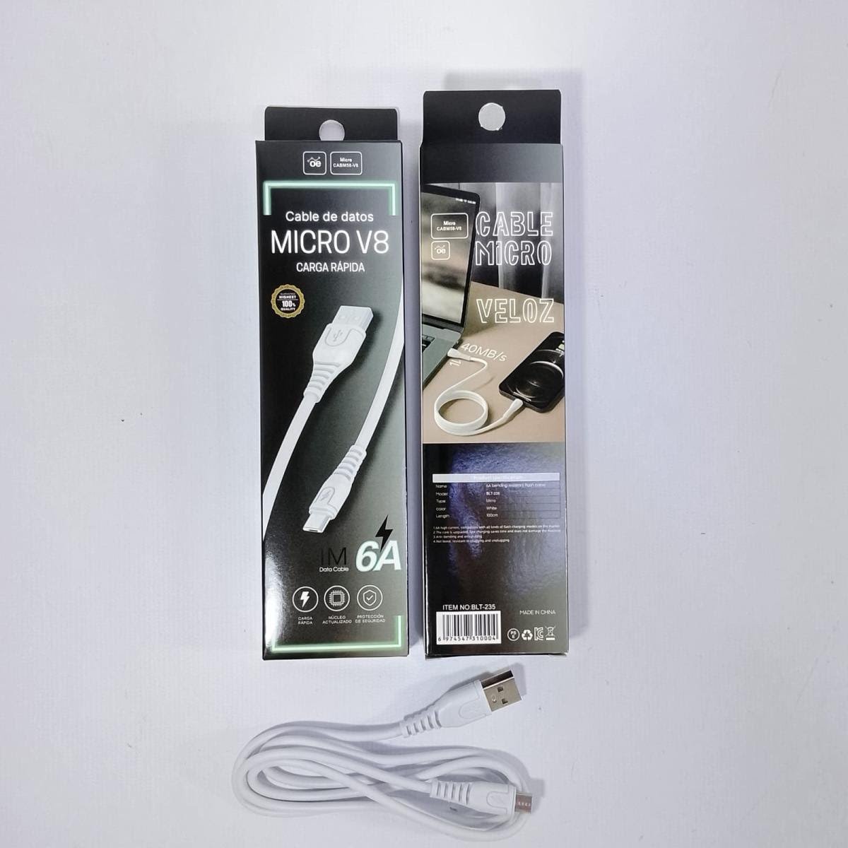 Cable v8 en caja económico  cabm-58