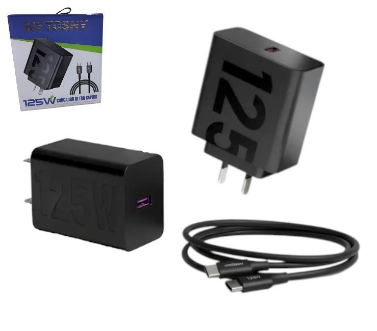 Cargador ultra rápido 168w hytoshy (excelente)